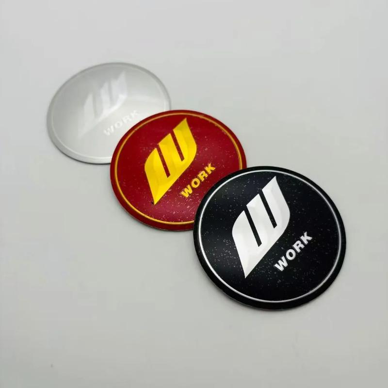 4pcs/set 45mm 56mm 65mm W Work Logo Car Stickers for Car Wheel Center Caps Emblem Rim Hub Cover Badge Styling Accessories