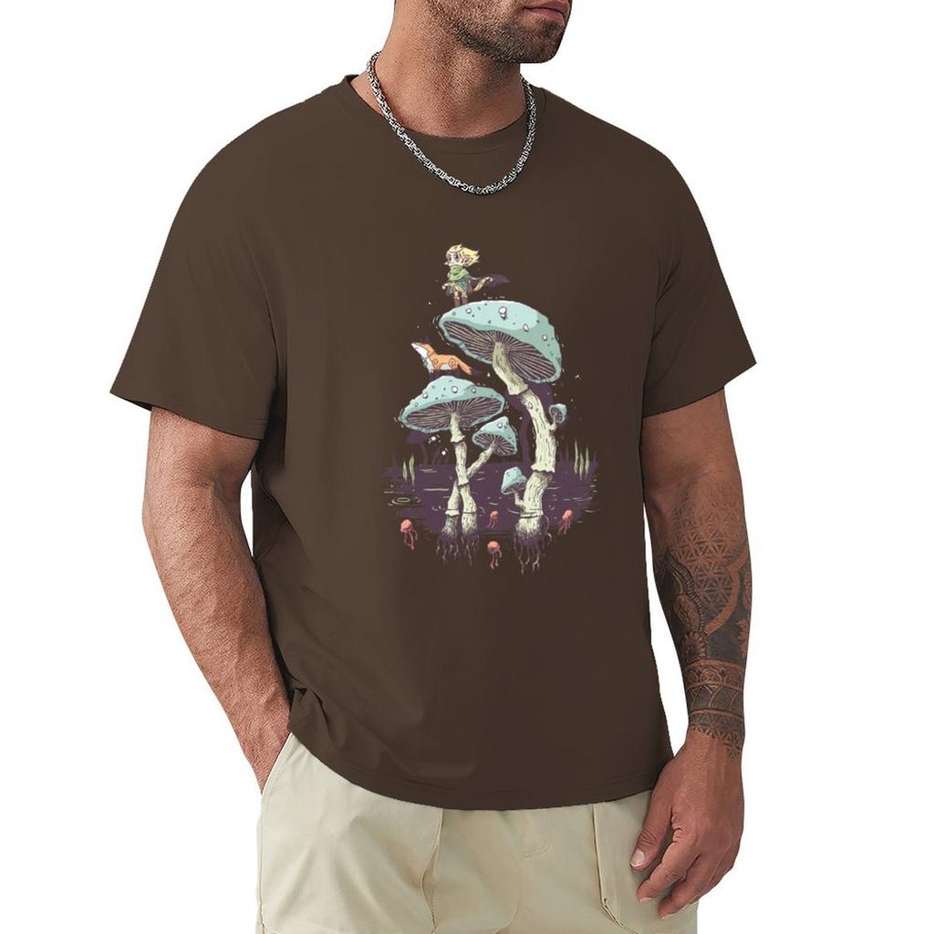 Elven Ranger T-Shirt Aesthetic Clothing Summer Tops Men T Shirts