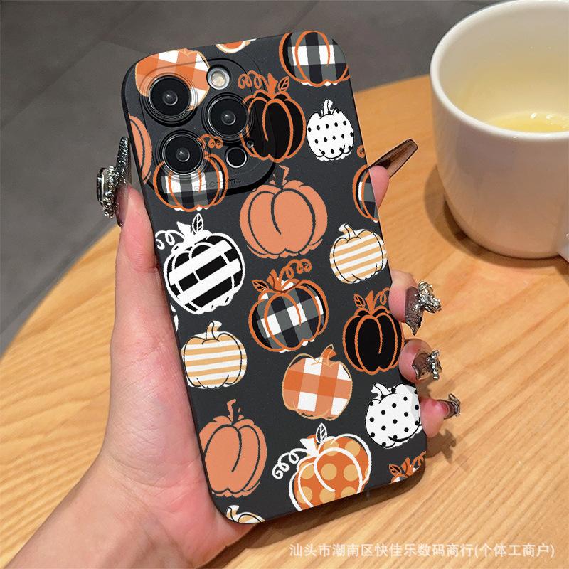 Halloween element Apple 15promax mobile phone case iphone14 is suitable for 12/13mini new 16Pro soft