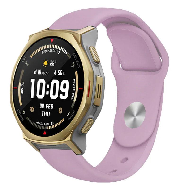 18/20/22mm Sport Silicone Strap For Amazfit T-REX3 Pro 48/44mm Active 2 Bracelet Wristband For Amazfit Helio Balance 2-1/Bip 6-5
