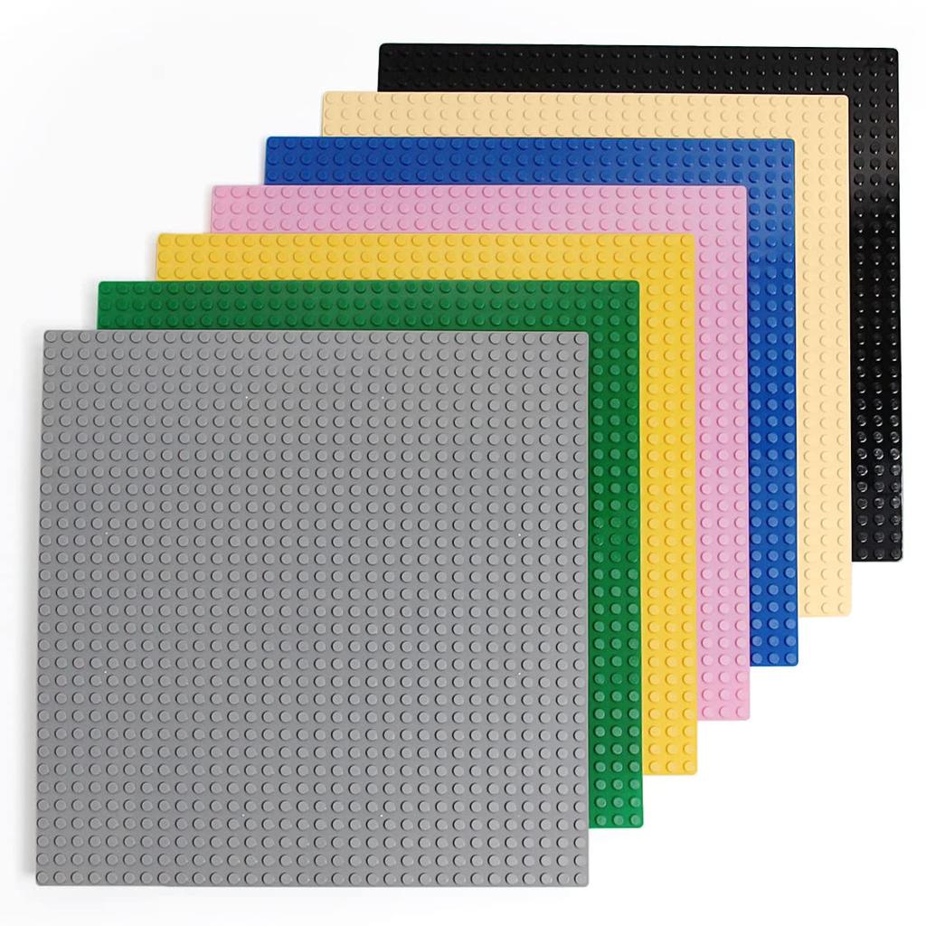 INIBUD Classic Compatible Baseplate Block Plate, 32x32 Dots, 7 Color Set