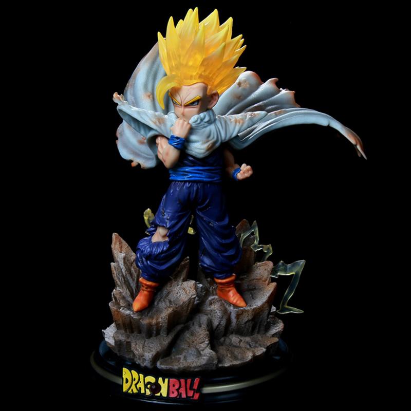 Anime Drogan Boll Figure Son Gohan With Led Light Pvc Action Figures Super Saiyan Gk Statue Collection Model Toys For Children