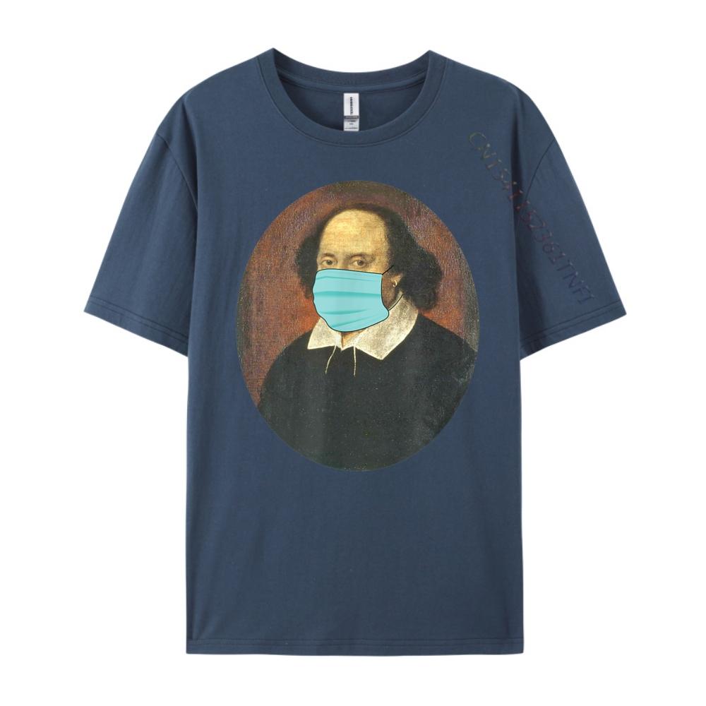 

William Shakespeare Face Mask Vaccination Socially Aware Men Clothes Mens Clothes Hip Hop Graphic Tshirts 4XL