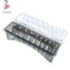 10Grid Guide Limit Comb Cover Storage Box Hair Clipper Rack Holder Organizer Case Salon Barber Tools For General