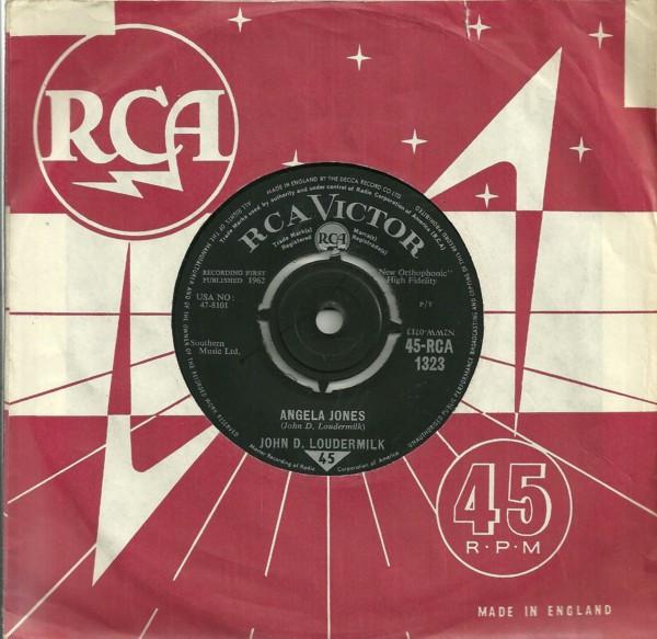 

7inch Record JOHN D. LOUDERMILK - Road Hog 45RCA1323 RCA Victor 1962 UK Pop Used