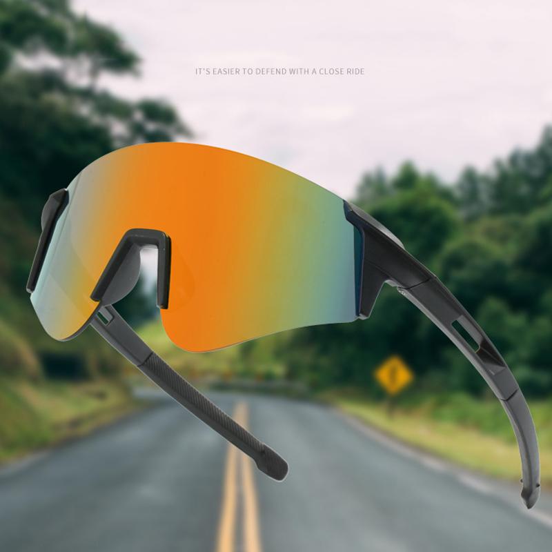 Colorful Cycling Glasses Men And Women Sunglasses Outdoor Sports Goggles Cycling Windproof Sand Large Frame