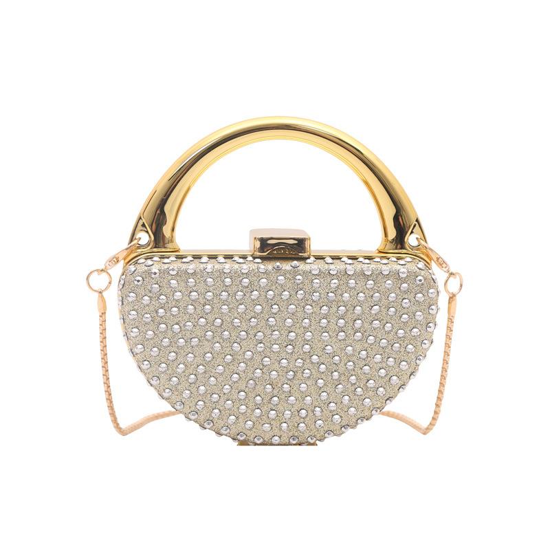 Mini Hollow out Crossbody Decorative Wallet Lock Buckle Hard Acrylic Daily Match Small Bag New 2026 Trendy Small Purse