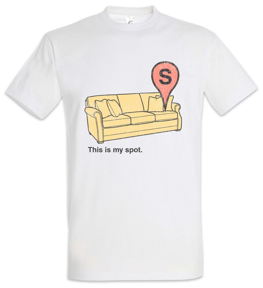 

This Is My Spot Mens T-Shirt Sloth Couch Bed Sleep Sleep Sloth Chilling 4XL