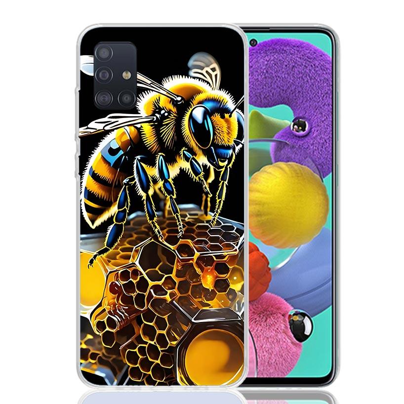 Bee Keeping Honey Animal Phone Case For Samsung Galaxy A52 A32 A22 A12 A02S A50S A30S A51 A31 AA71 Note 20 Ultra 10 S10 Plus Gal