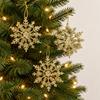 3Pcs/set Exquisite Snowflakes Pendants Acrylic Xmas Tree Ornaments  Merry Christmas