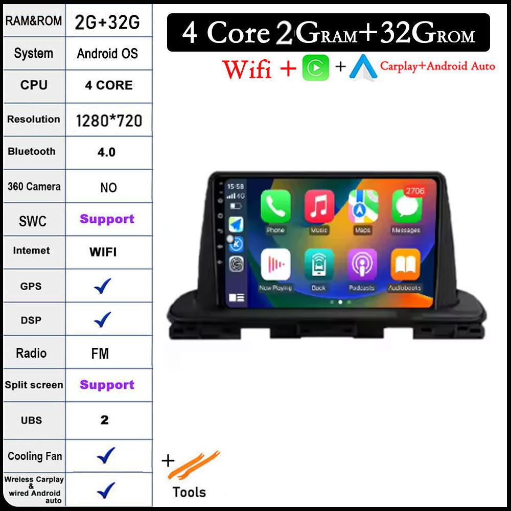 

Сенсорный экран для Kia Cerato 4 IV 2018 - 2021 DSP автомобильный видеоплеер радио мультимедиа GPS навигация Bluetooth Wifi+4G