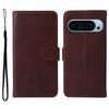 For Google Pixel 10 Pro/Pixel 10/Pixel 9/Pixel 9 Pro Leather Case 3 Card Slots Stand View Phone Cover Calf Texture