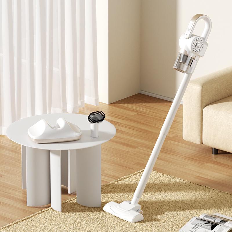 Handheld Wireless Vacuum Cleaner with Mite Removal, Blue Light Sterilization, Large Suction, and Mopping Function for Home and Car Use