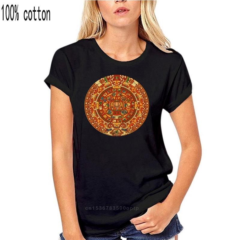 

2012 Mayan Calendar Prophecy - Aztec Shamanic Age Spiritual Mystic T Shirt Summer Man Tshirt Tops Tees 3XL чорний