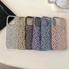 Custodia lussuosa con strass e gemme, placcata in diamanti, morbida, per iPhone 16 15 14 13 Pro Max 11 Pro 12 Pro Max, cover glitterata per la protezione della fotocamera, Coque