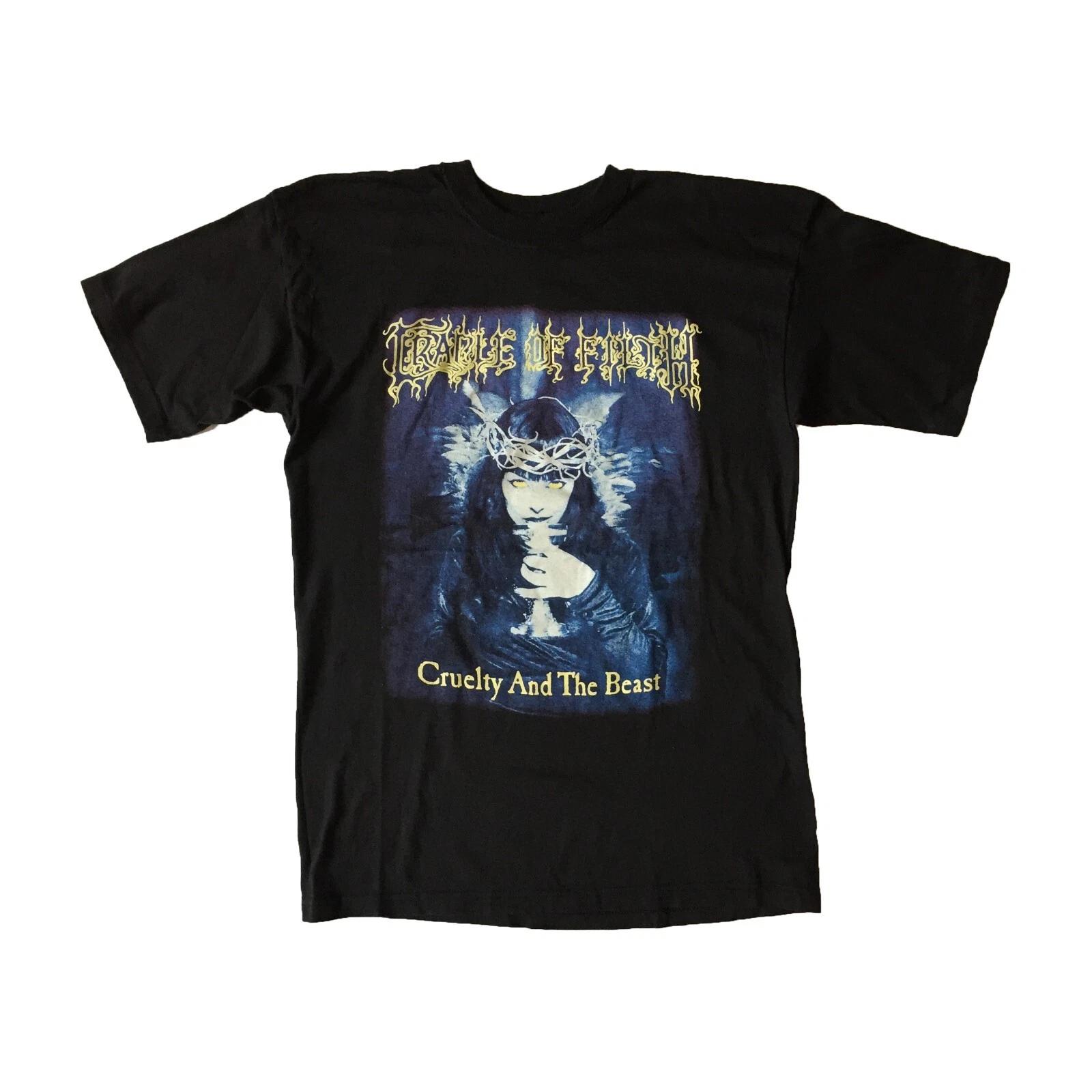 Винтажная футболка Cradle of Filth Cruelty And The Beast Готик-метал группа 3XL