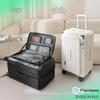 28-Inch Expandable Side-Opening Suitcase with Silent Wheels
