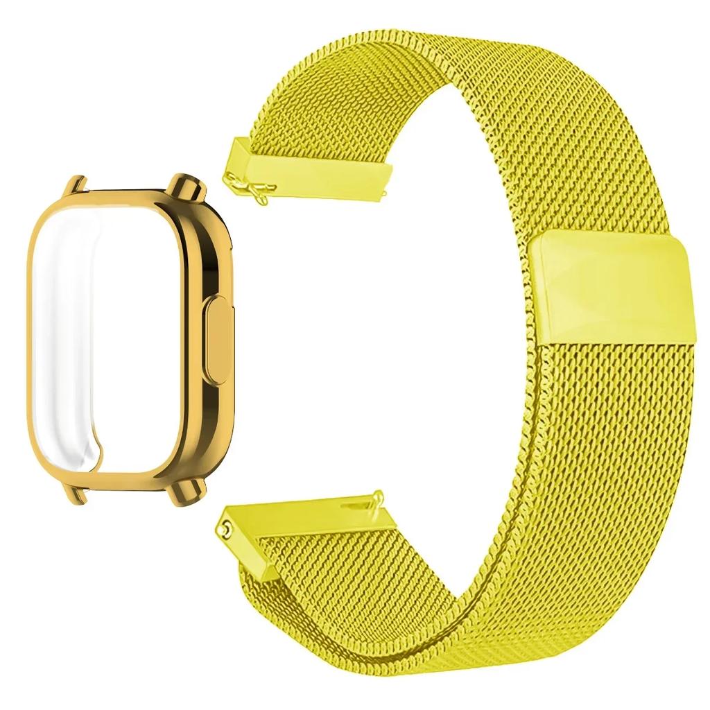 Case+Milanese Strap For Redmi Watch 5 Active Band TPU Soft Case Screen Protector For Redmi Watch 5 Lite Metal Magnetic Watchband