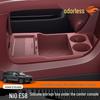 Compatible with 26 Nio ES8 Models: Double-Layer Silicone Center Console Storage Box for Interior Organization.