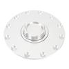160mm Billet Aluminum   Fuel Cell Gas   With 12 Hole Cell Bung and Gasket for 12 Screw 5.343 In Screw Holes Fuel Cell
