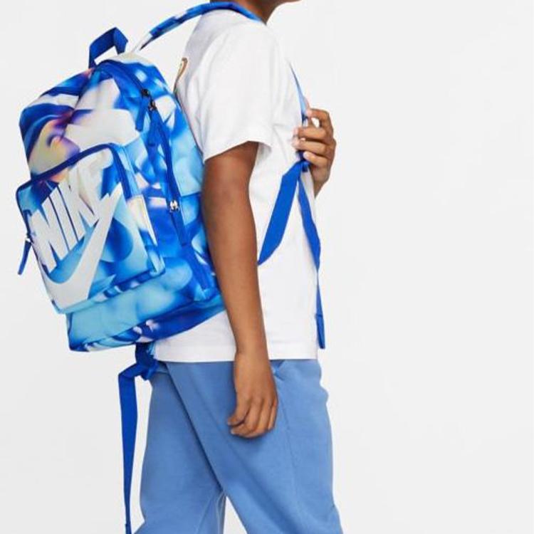Nike Polyester Backpack Regular Men's Blue (Unisex) Backpacks BA6189 420