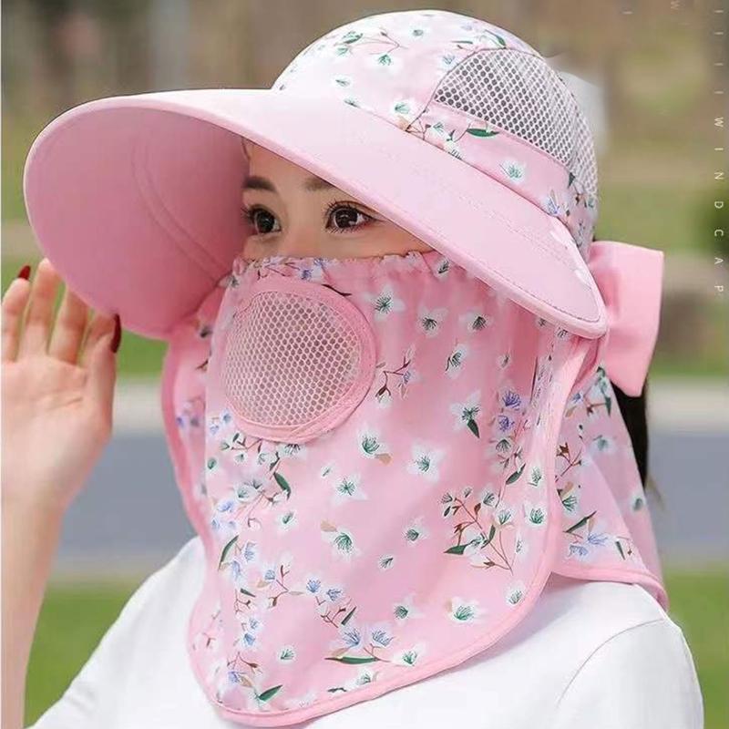 Sun Hat Female Summer Hat Cover Face Sun Hat All-match Summer Hat with B