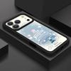 Shockproof Soft TPU Silicone Phone Cover Funda For iPhone 17 Air 16e 16 15 14 Pro Max 13 17 Pro Max 17 Pro 17 Air Blue Christmas Tree Pattern Case