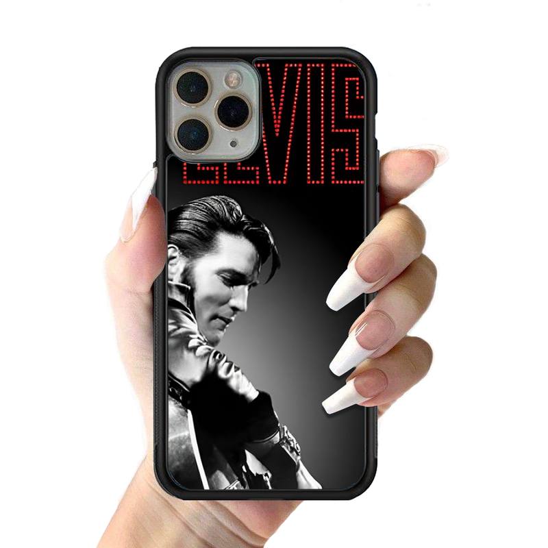 

Elvis Presley singer Phone Case Silicone PC+TPU Case for iPhone 11 12 13 Pro Max 8 7 6 Plus X SE XR Hard Fundas iphone XS MAX