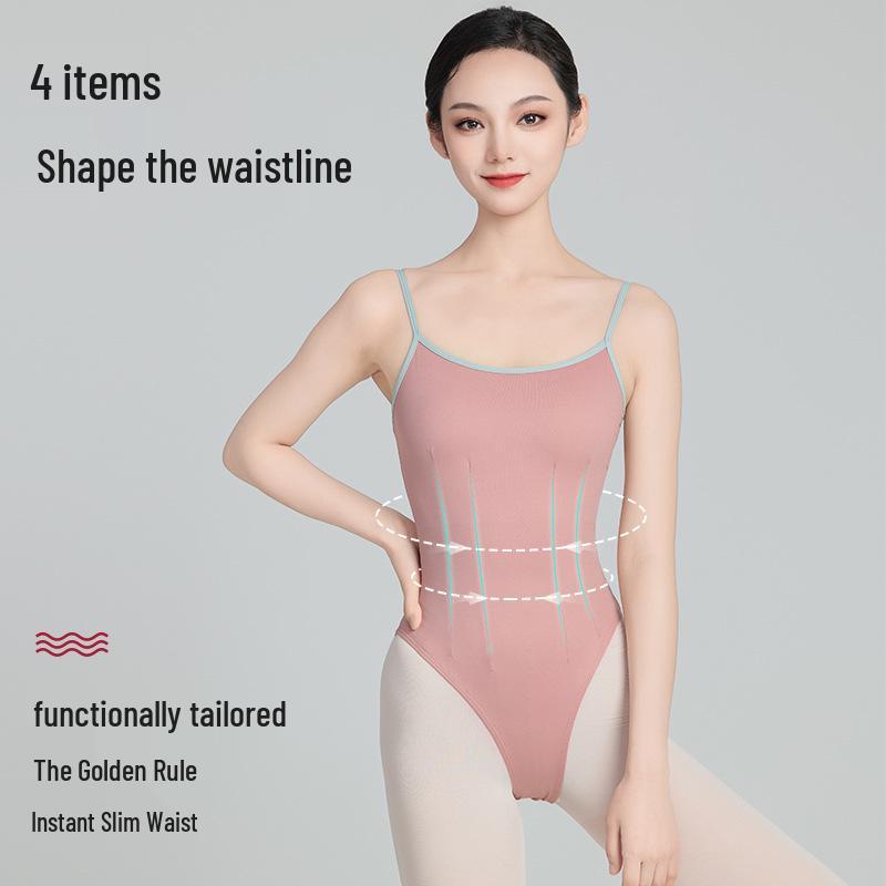 Adult & Girls Ballet Practice Leotard - High Strap, Open Back, Gymnastics & Dance Costume