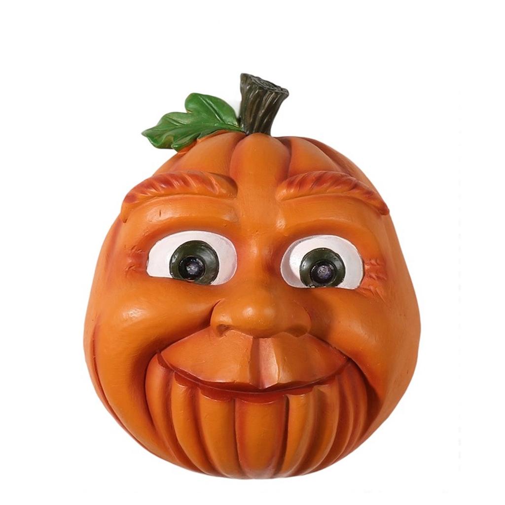 Halloween Jack-o'-lantern Decorations New Resin Luminous Wall Elves Beautiful Scene Decoration Props(bring Two AA Batteries)