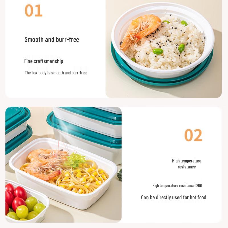 Disposable Round Meal Prep Containers