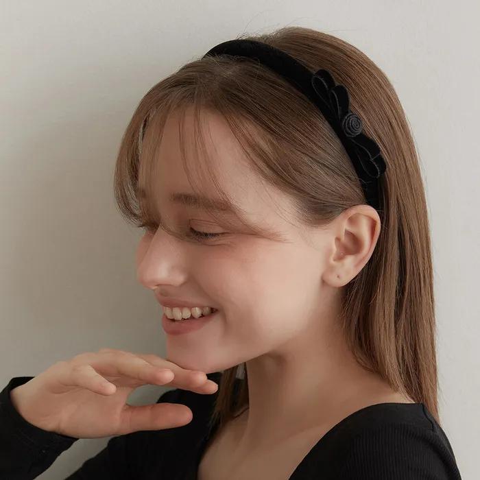 Rosette Ribbon Hair Band HB2250