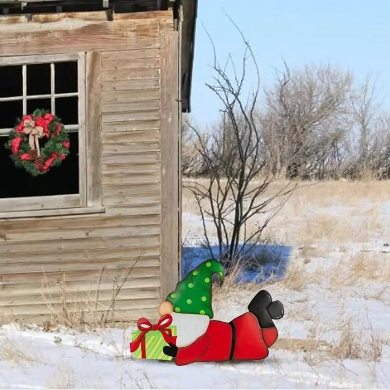 Vánoční dekorace Santa Claus Sněhulák Strom Nádvoří Zásuvná Vánoční dekorace pro zahradu Dvůr Venkovní Domácí dekorace