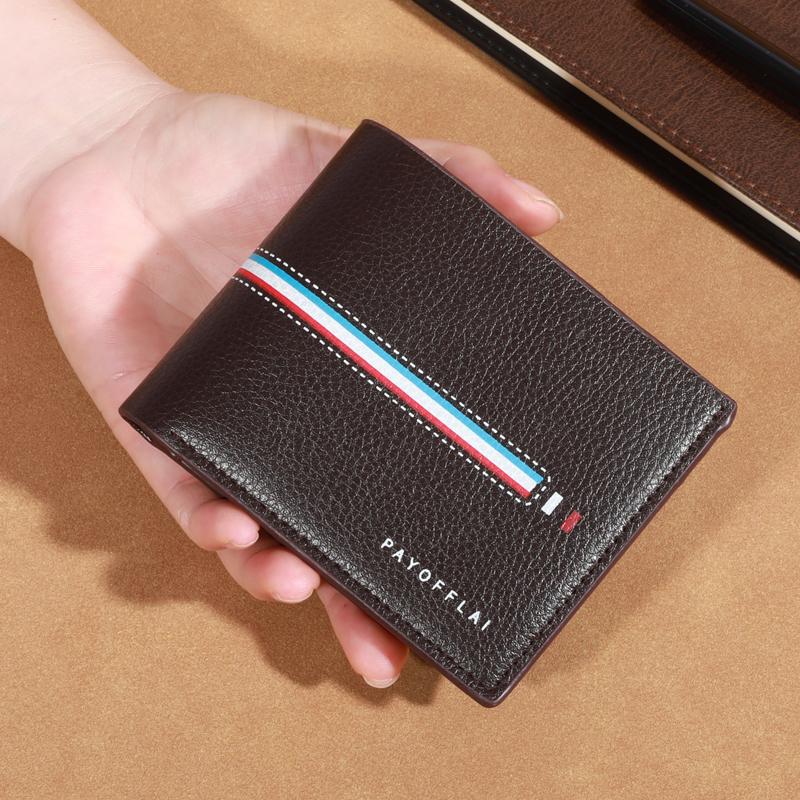 Slim Men's Wallet with Multiple Card Slots - Durable and Stylish Accessory for Everyday Use