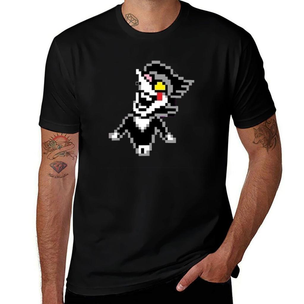 Spamton Pixel TShirt Minimalist Graphic Tee Shirt