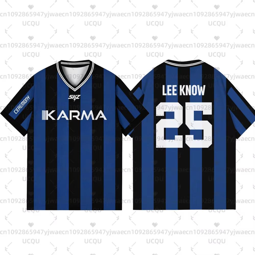 Sommer Damen/Kinder Damen Lässig Sportlich KARMA Zeremonie Grafik T-Shirt Mädchen T-Shirt Sport M