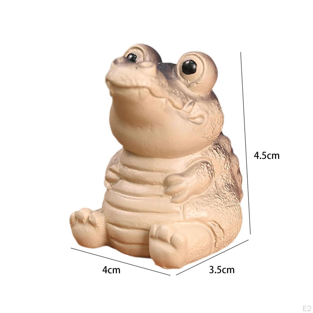 Tier Figurine Tee Haustier Statue Handgemachte Handwerk Schreibtisch Ornament Mini Zeremonie