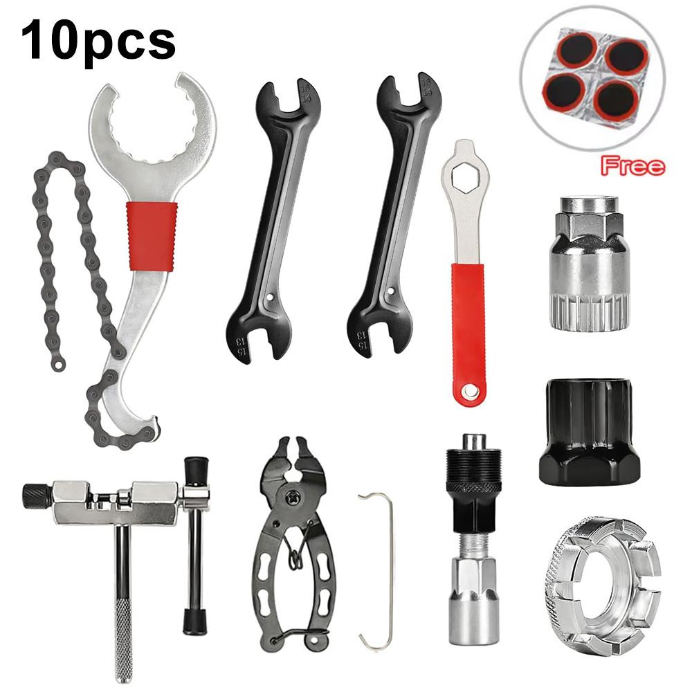 Bike Tool Kit Professional Bike Repair Tools with Cassette Remover Wrench Chain Breaker Cycling MTB Road Bike Maintenance Tool