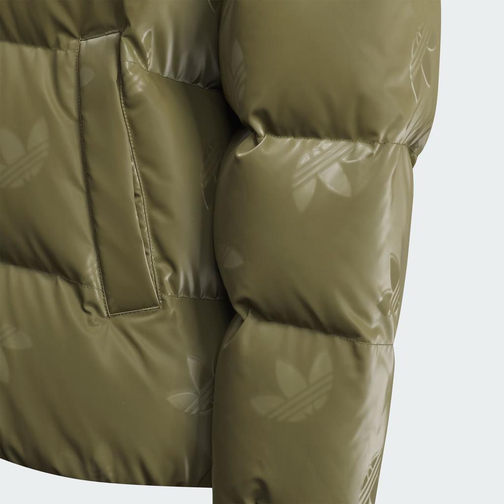 Jacket Adidas Originals Down Jacket FW24 Strata Olive Green Teenagers