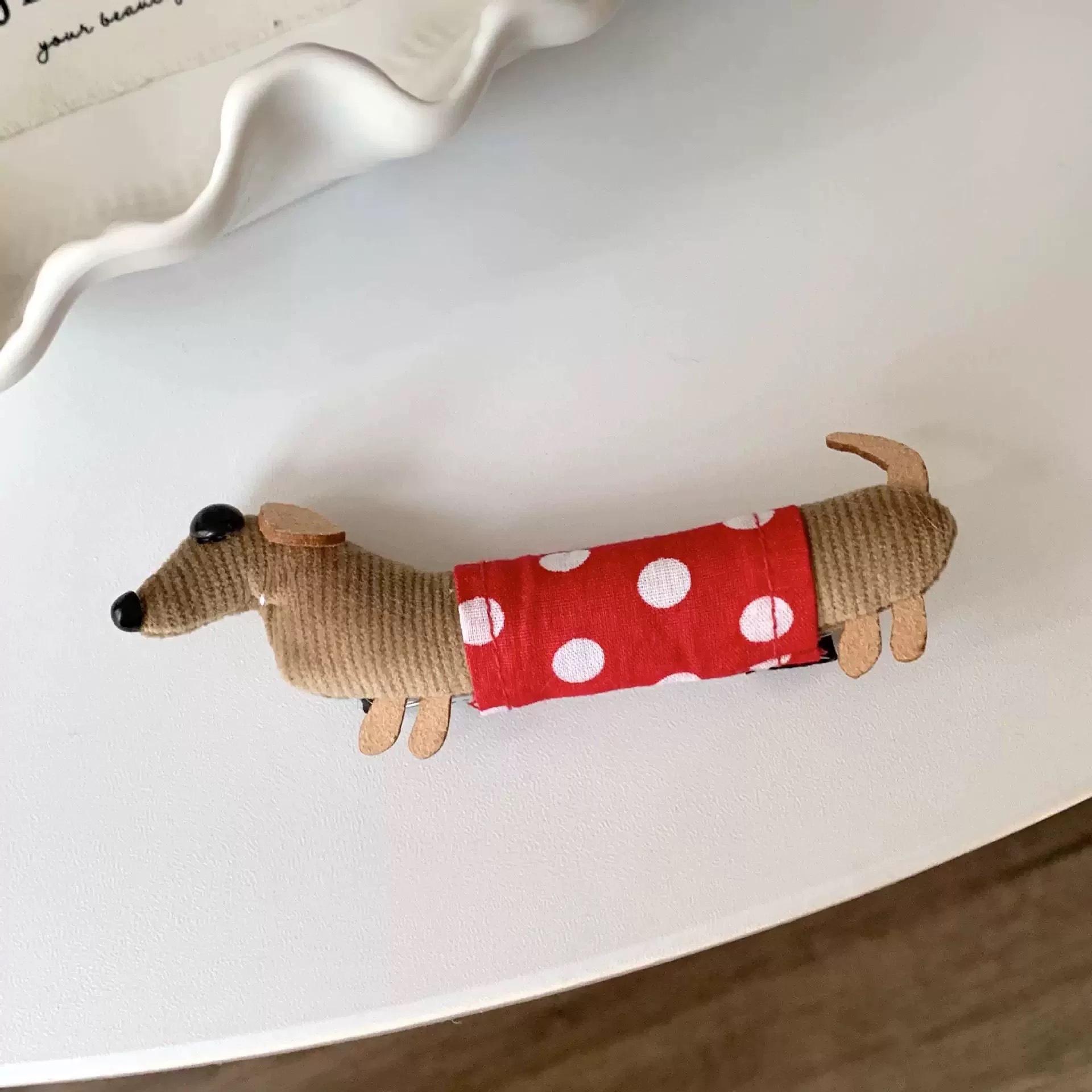 

Забавная заколка для волос такса резинки для волос женщины девушки милая кавайная заколка для волос челка боковая заколка для укладки волос заколки для женщин девушек