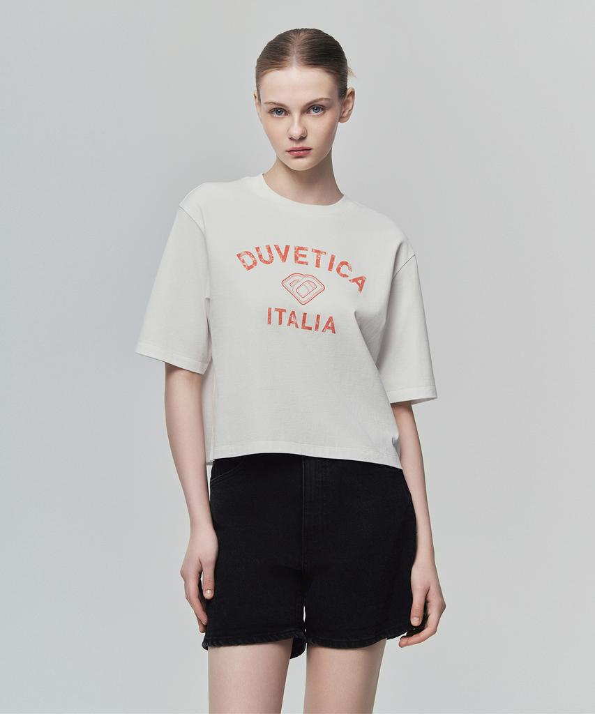 DUVETICA Sutree (Light Ivory) (Women'S Short Sleeve T-Shirt)