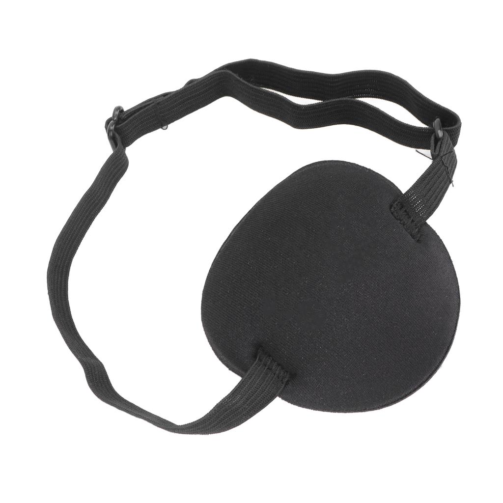 10pcs Eye Patch Adjustable Soft Elastic Strabismus Amblyopia Eye Patch for Children Adult Black