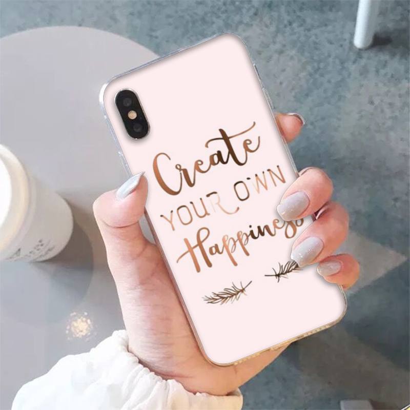Girl Boss Pink Damen Macht Text Slogan Handyhülle für iphone 13 8 7 6 6S Plus X 5S SE 2020 XR 11 12 mini pro XS MAX