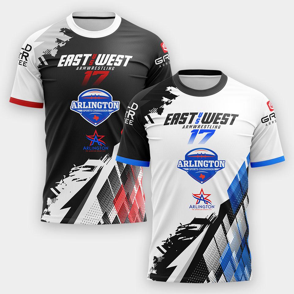 Arm Wrestling Jersey Fan Wrist Training Fitness Suit Match Day Top Comfortable and Breathable Men's T-shirts
