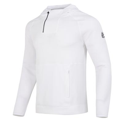 Under Armour Giacca Giocabile Curry Tinta Unita Sport Casual Pullover con Cappuccio Manica Lunga Felpa Uomo giacche Bianco 1374296-100