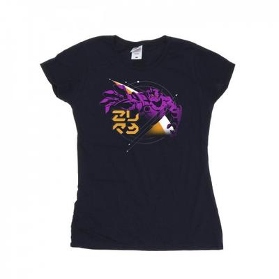Womens/Ladies Lightyear Zurg Space Circle Cotton T-Shirt