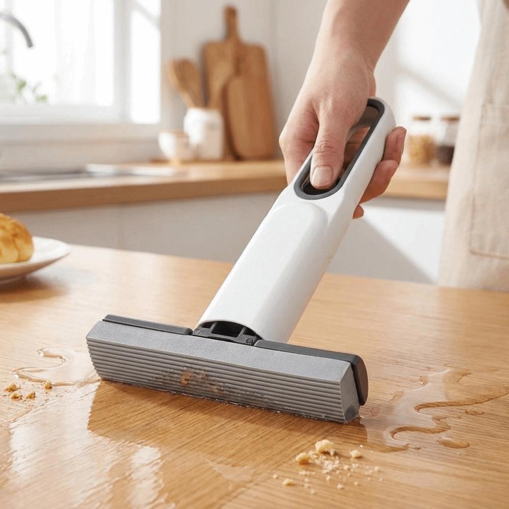 Sponge Absorbent Handheld Mop No-Rinse Sponge Head Mop Easy Clean Lazy Mop  Shower