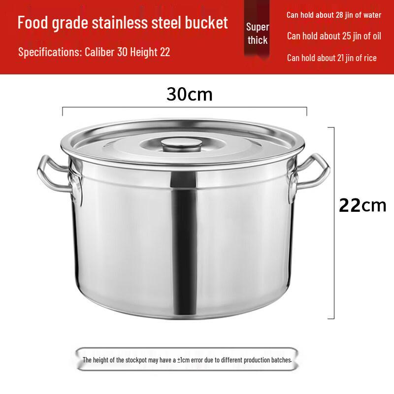 Thickened Stainless Steel Multi-Purpose Pot with Lid