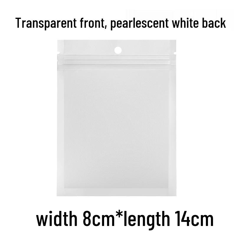Pearlescent Yin & Yang Film Self-Sealing Bags for Jewelry Packaging