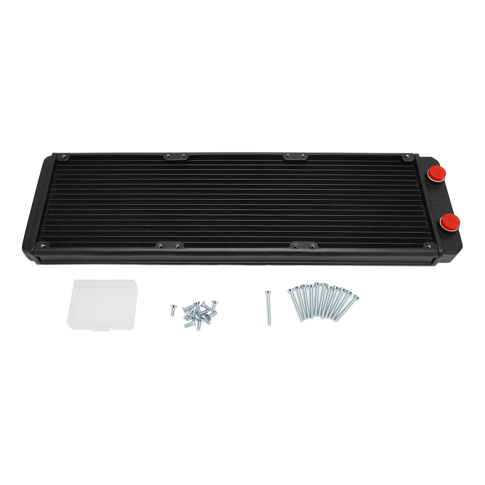 

Радиатор водяного охлаждения G14 Резьба 18 трубок Хорошее рассеивание тепла Алюминиевый сплав Компьютерная вода